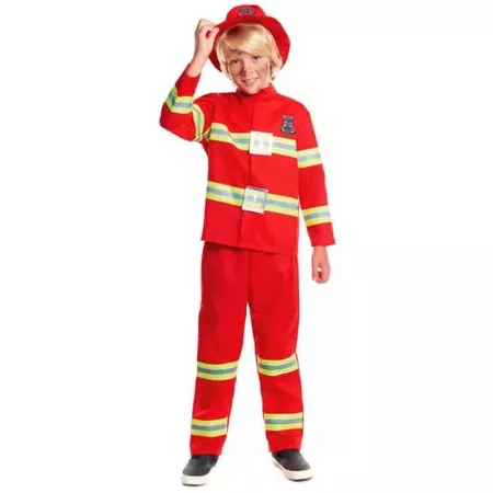 Disfraz Bombero Infantil Unisex 7-9 Años Carnaval y Halloween