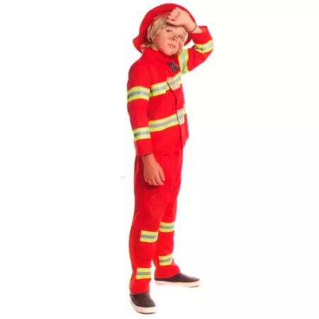 Disfraz Bombero Infantil Unisex 7-9 Años Carnaval y Halloween