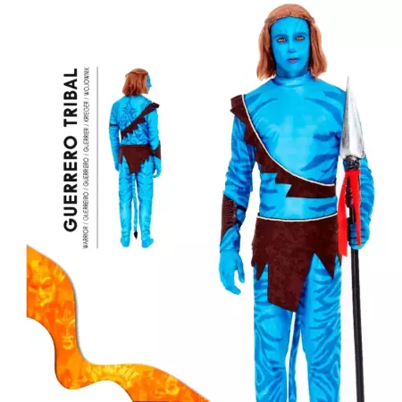 Disfraz Guerrero Tribal Adulto Carnaval Halloween Completo