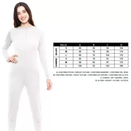 Mono Maillot Blanco Talla M para Carnaval y Halloween Mono Maillot Blanco Talla M para Carnaval y Halloween