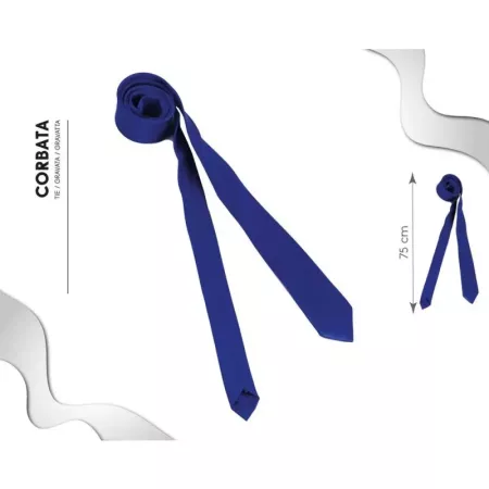 Tradineur - Corbata fina con longitud 75 cm - Fabricado en poliéster - Complemento para disfraces, carnaval, Halloween - Color A