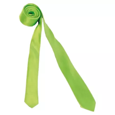 Tradineur - Corbata fina con longitud 75 cm - Fabricado en poliéster - Complemento para disfraces, carnaval, Halloween - Color V