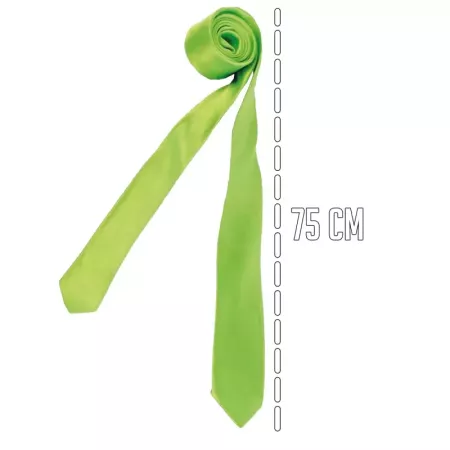 Tradineur - Corbata fina con longitud 75 cm - Fabricado en poliéster - Complemento para disfraces, carnaval, Halloween - Color V