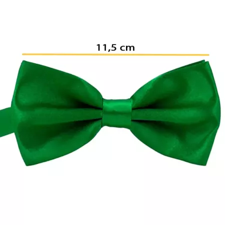 Tradineur - Pajarita de raso para disfraz, poliéster 100%, accesorio de carnaval, halloween, cosplay, fiestas, cumpleaños (Verde