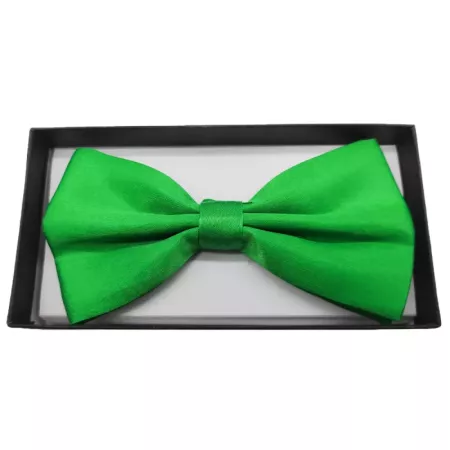 Tradineur - Pajarita de raso para disfraz, poliéster 100%, accesorio de carnaval, halloween, cosplay, fiestas, cumpleaños (Verde