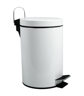 Tradineur - Cubo de basura de plástico, 31 litros, incluye tapa y