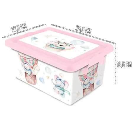 Tradineur ? Caja de almacenamiento ? Diseño Volar ? Capacidad de 13 Litros ? Fabricado en España - Contenedor para almacenar jug