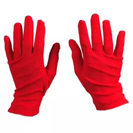 Tradineur - Guantes Largos de 25 cm - Fabricado en poliéster - Talla única para adultos - Ideal para carnaval o Halloween - Colo